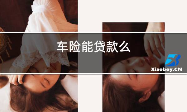 車險(xiǎn)能貸款嗎(貸款車險(xiǎn)第二年怎么買)? (http://www.ox-shoes.com/) 知識問答 第1張